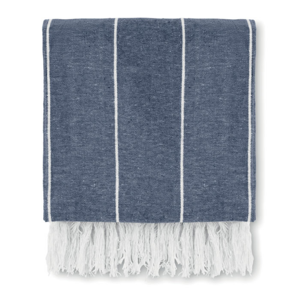 Round Cotton Hammam Beach Towel Blanket - Long Eaton