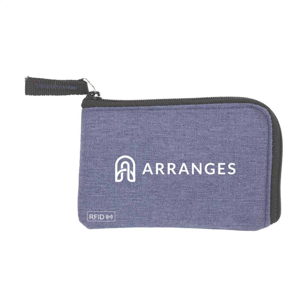Polyester RFID Key Wallet with Additional Card Slot - Upham