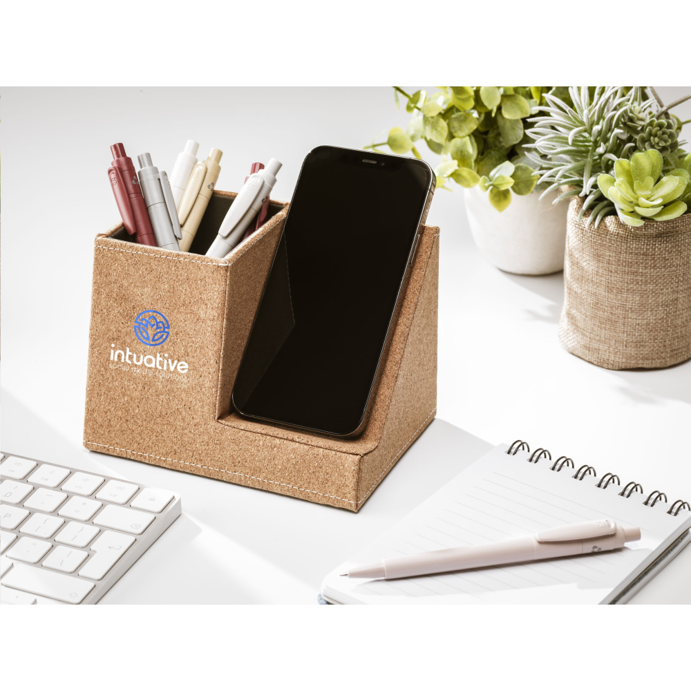 Aston Wireless Charger Stand with Pen Holder - Isle of Wight