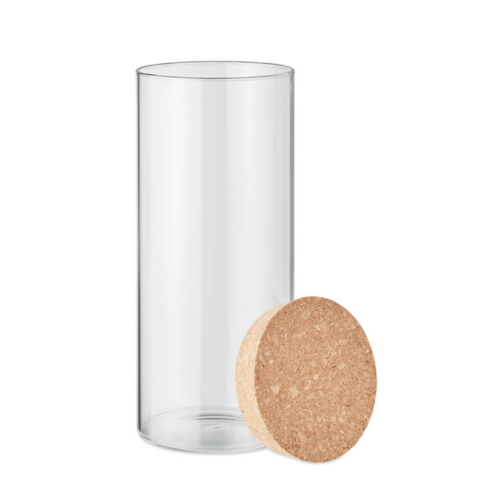 Borosilicate Glass Storage Jar with Cork Lid - Ullapool