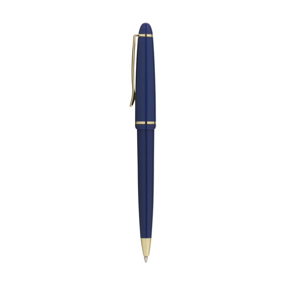 A blue ink ballpoint pen from Okehampton - Rowley Regis