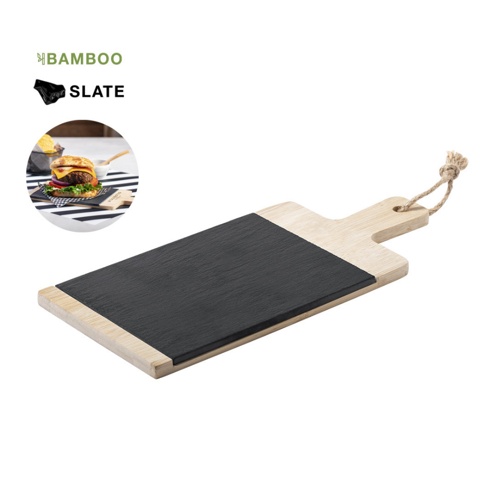 Bamboo and Slate Cutting Board - Wadebridge