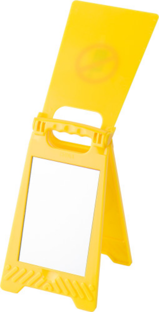 Cartello di avvertimento in plastica 'no ai telefoni cellulari' con specchio - Torgiano