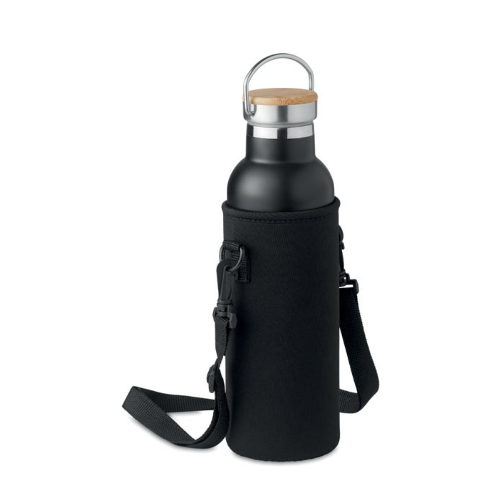 Insulated Stainless Steel Flask with Interchangeable Cap - Corbridge