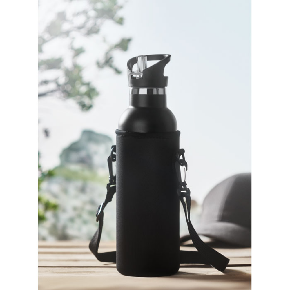Insulated Stainless Steel Flask with Interchangeable Cap - Corbridge