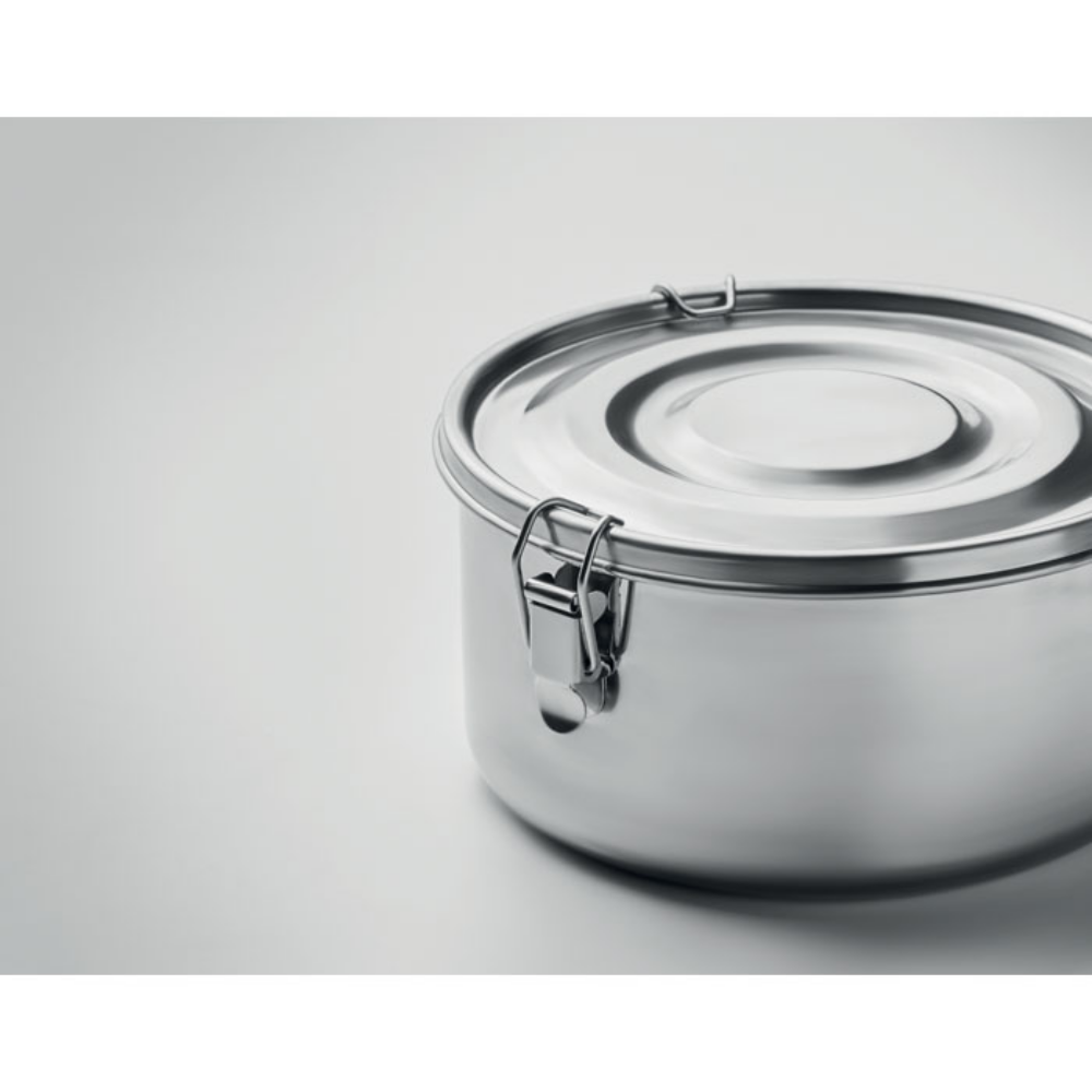 Stainless steel lunch box set with secure buckle - Bellingham - Holbury