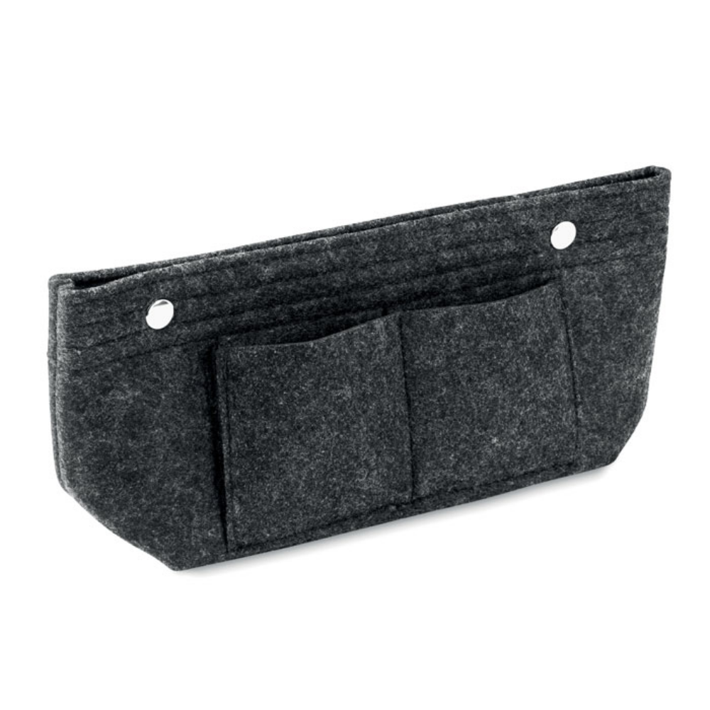 Marston Moretaine RPET felt travel organizer featuring 5 inner and 3 outer compartments - Comrie