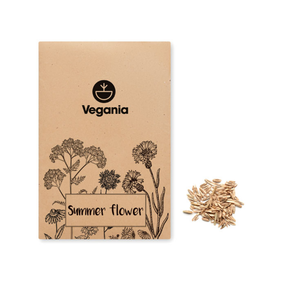 Kraft envelope with mixed seeds of summer flowers - St Albans