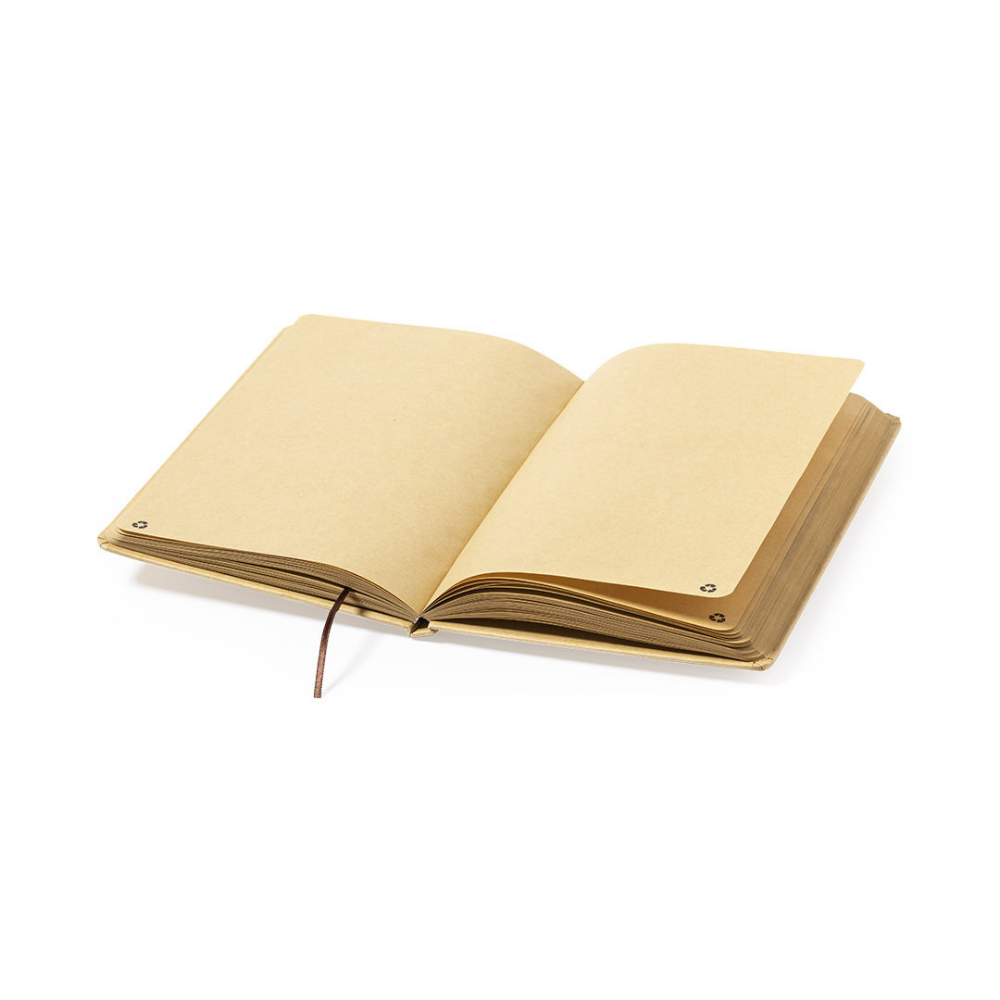 A5 Recycled Cardboard Hardcover Notebook - Hamilton