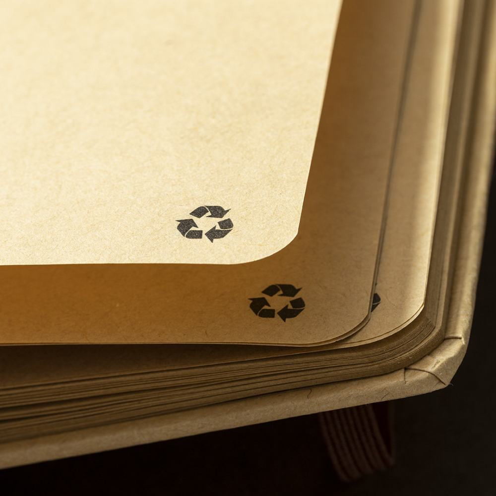 Cuaderno de tapa dura de cartón reciclado A5 - Bardallur