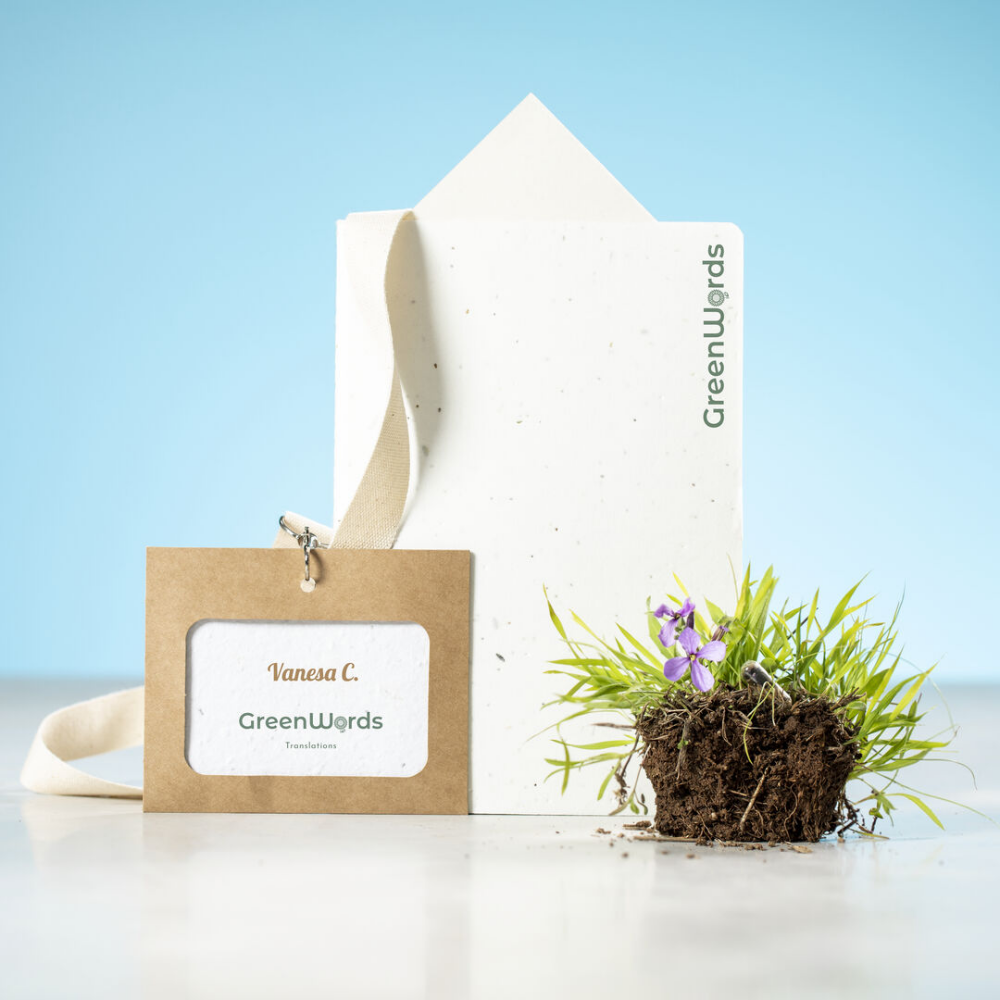 Recycled Cardboard Flower Seed Identifier - Bloxwich