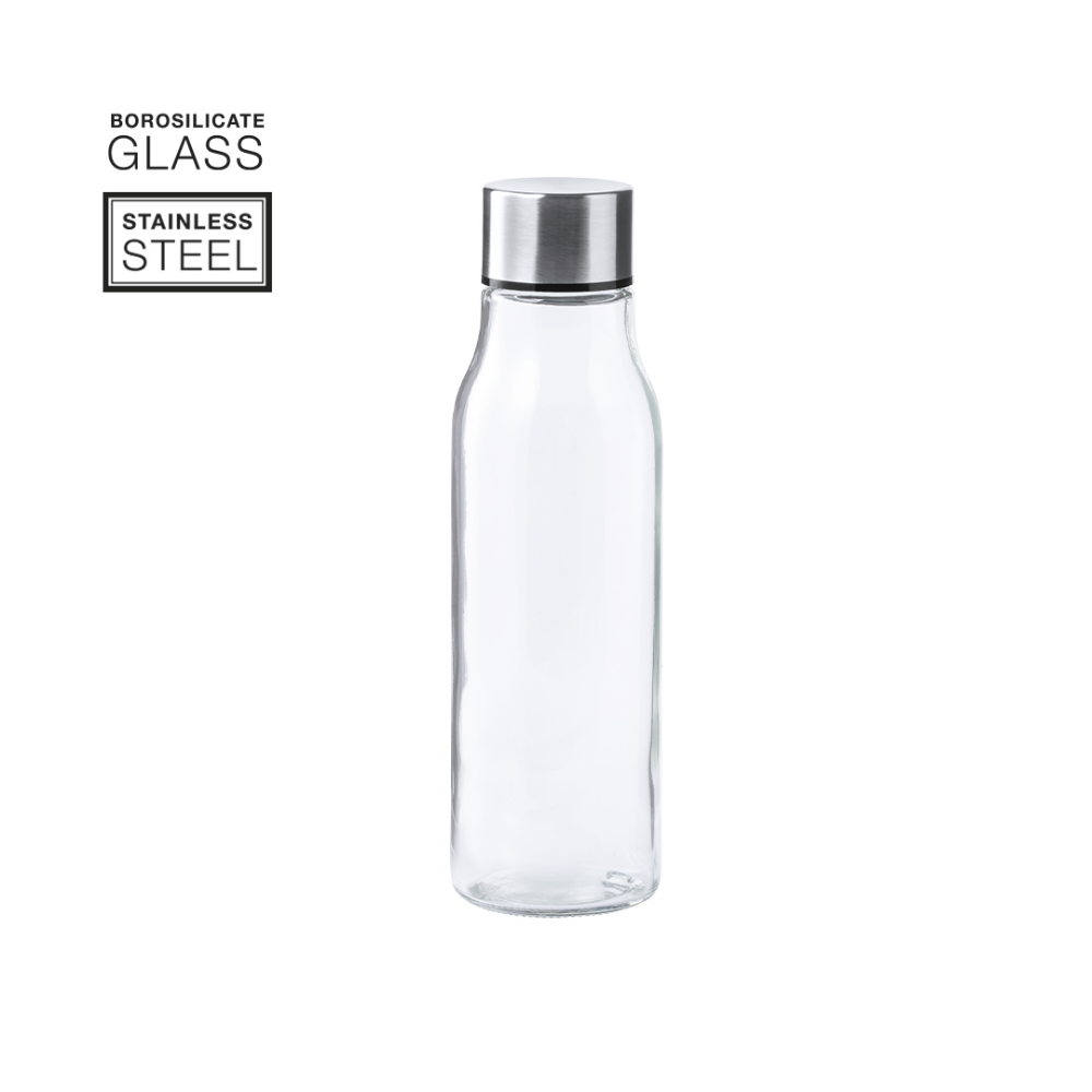 Botella de Agua de Vidrio de Borosilicato - Aguadulce
