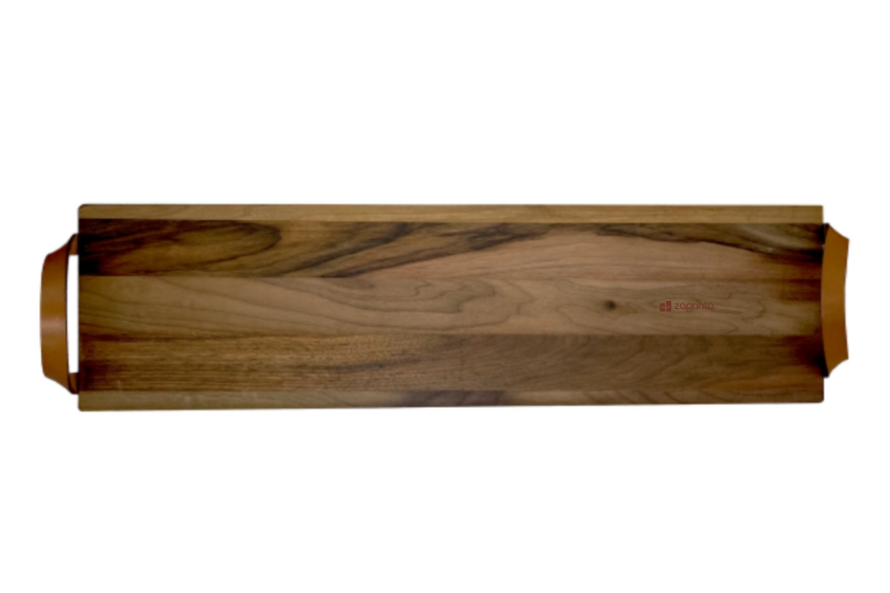 Planche de service personnalisée en bois de noyer (69 x 19 cm) - Meppen