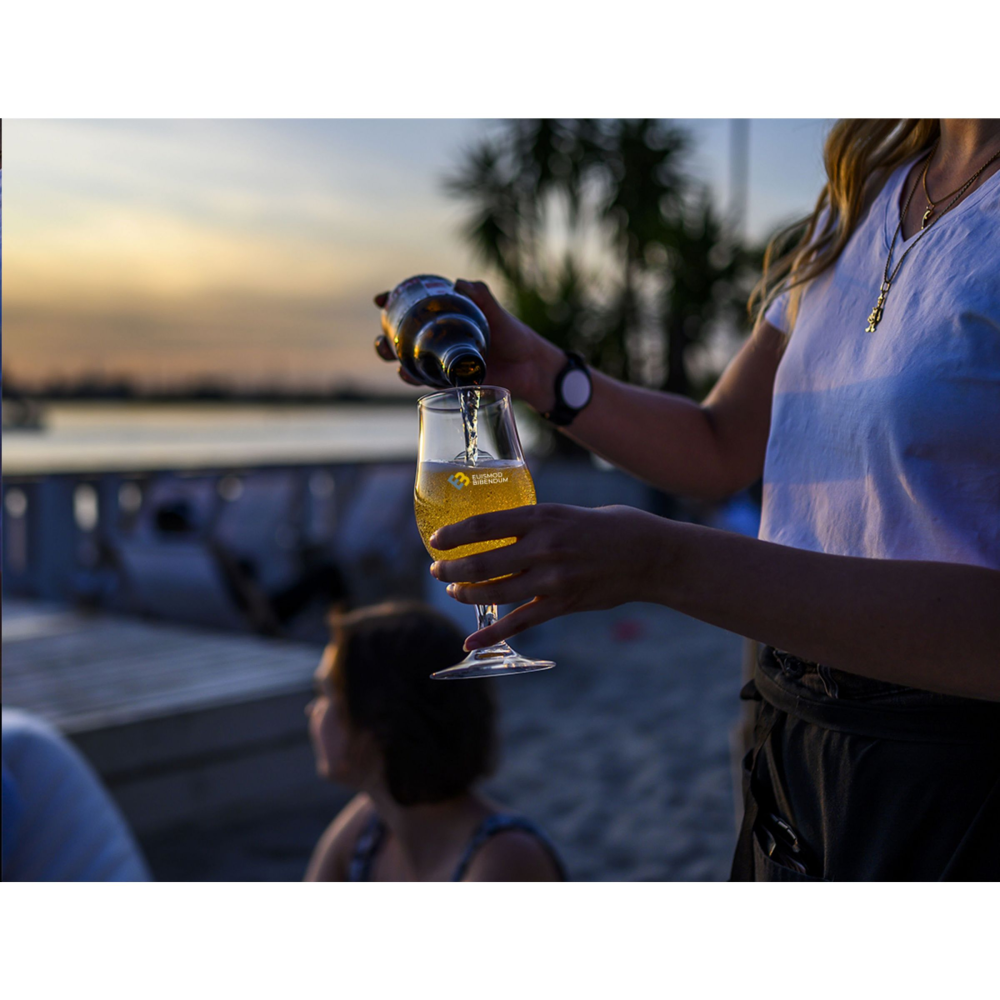 Bicchiere da birra in plastica con stelo - Offanengo
