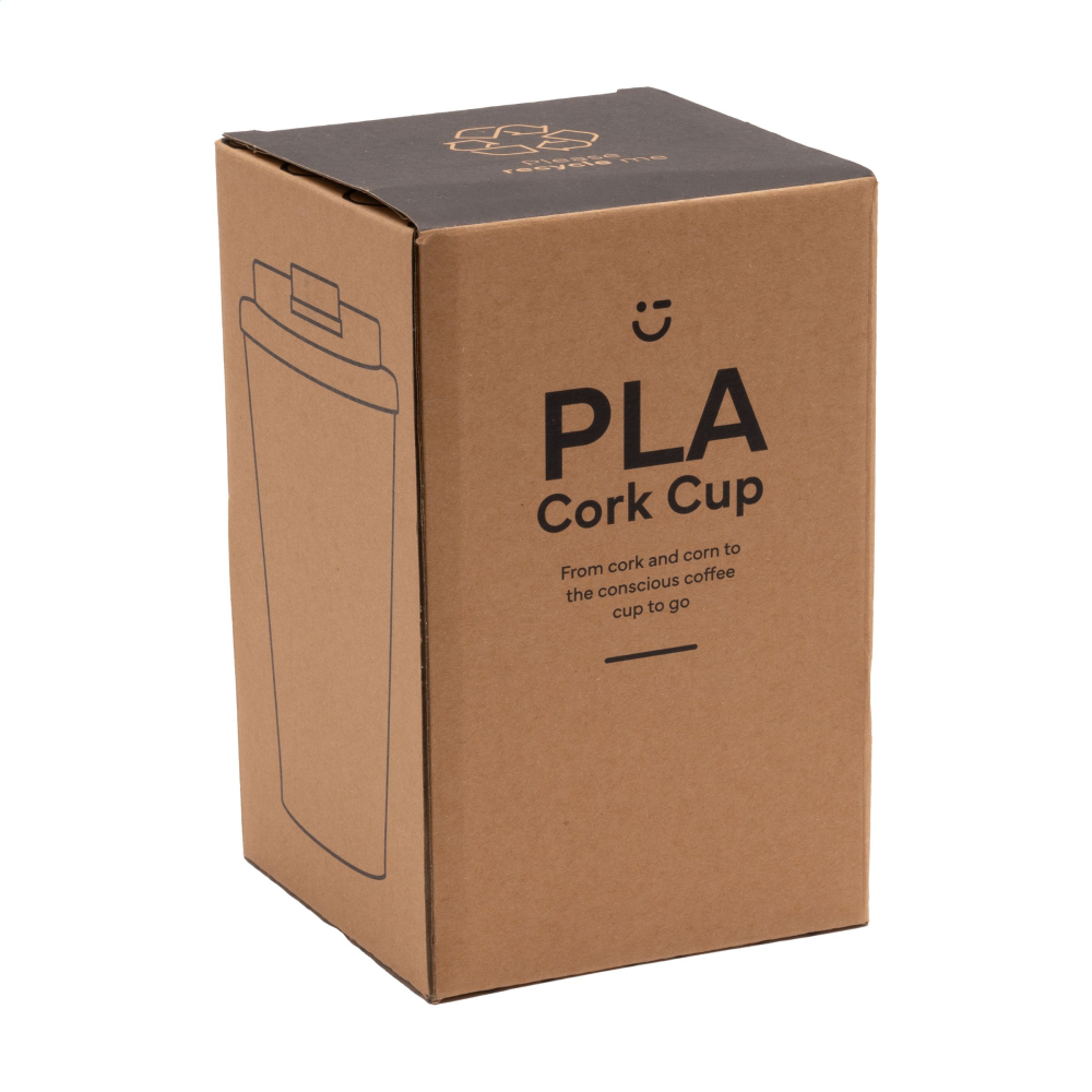 PLA Cork Cup 350 ml Kaffeebecher