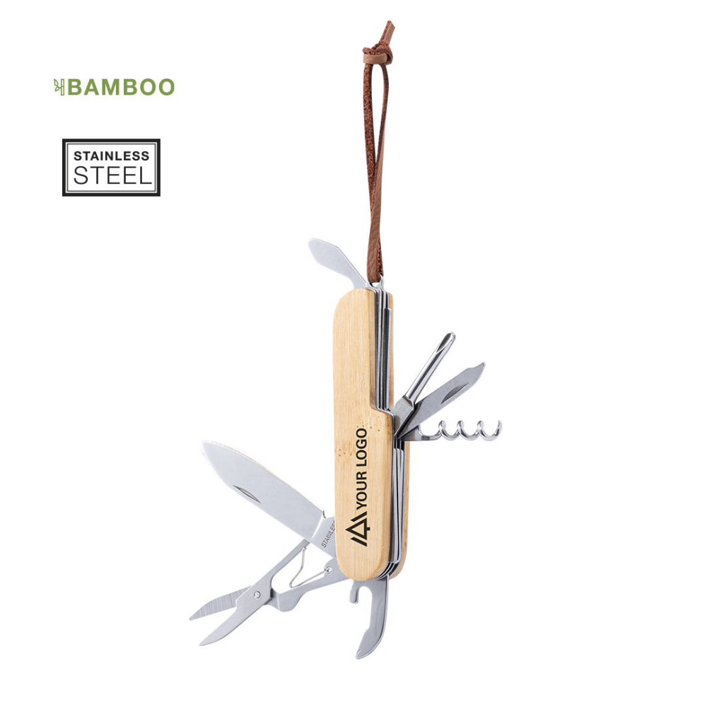 Bambus Edelstahl Mehrzweckmesser - Grünau im Almtal