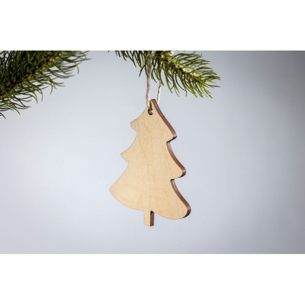 Plywood Christmas Tree Ornament - Kingussie