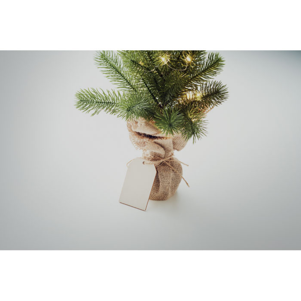 Mini Artificial Christmas Tree with LED Lights - Leyland