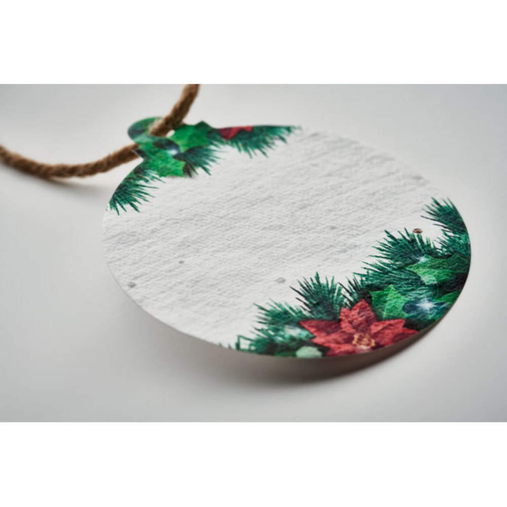 Personalisierte Weihnachtsdeko aus Samenpapier - Myon