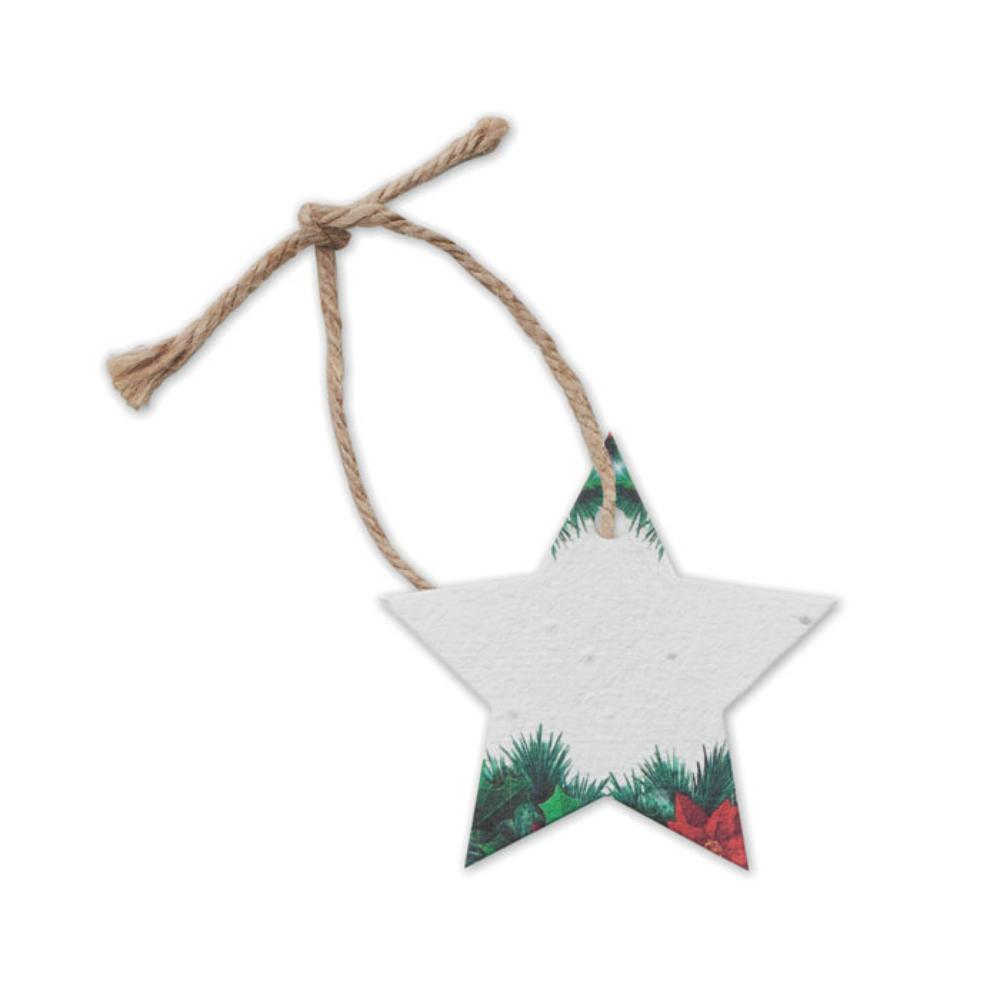 Wildflower Seed Paper Christmas Ornament - Devizes