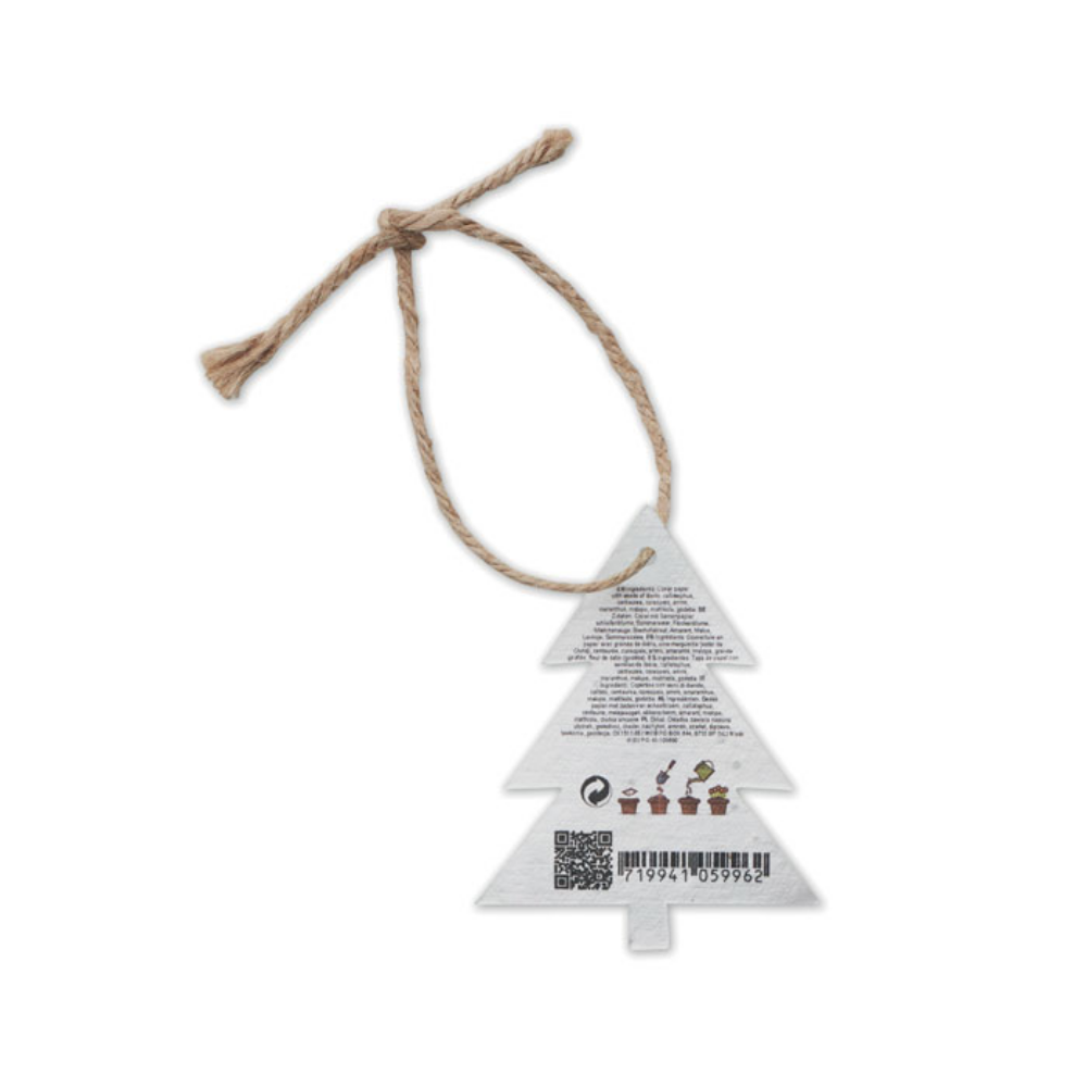 Décorations de Noël personnalisées en papier à graines - Matilda