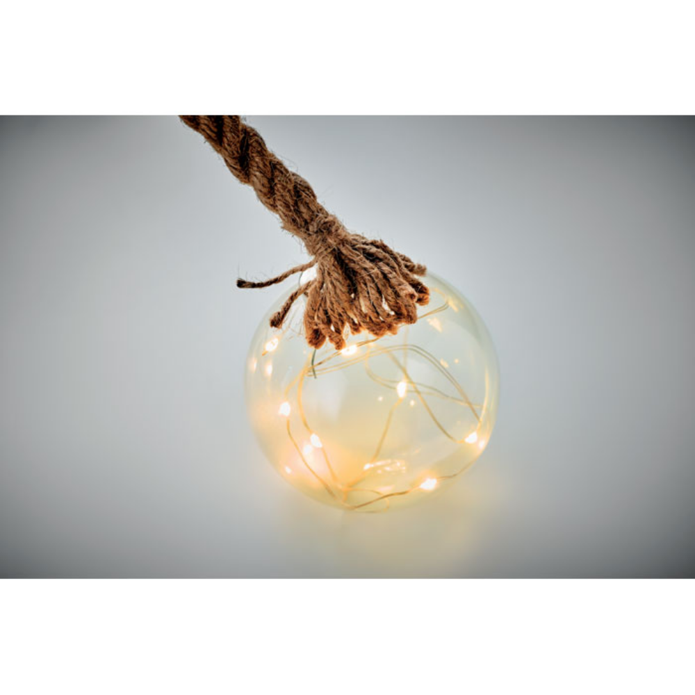Boule en verre à LED personnalisée - Alexia - Zaprinta Belgique