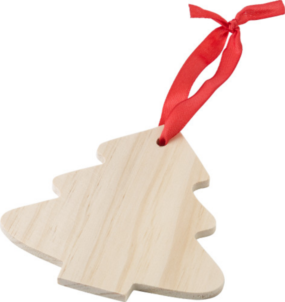 Wooden Christmas Tree Ornament - Leighton Buzzard