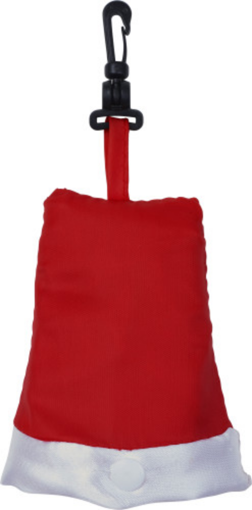 Polyester Foldable Christmas Shopping Bag with Carabiner - Nairn