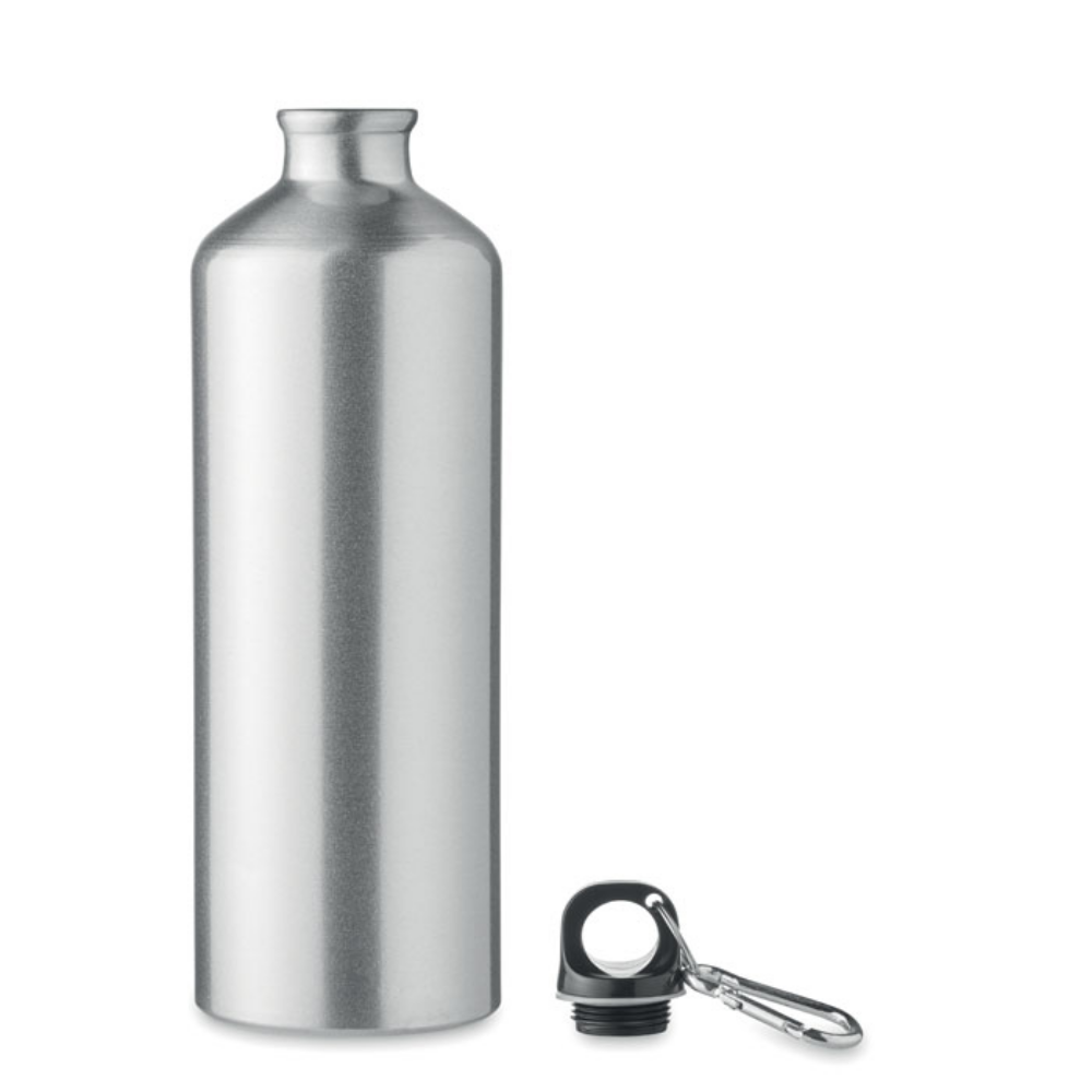 Bottiglia d'acqua in alluminio con moschettone - Pianico