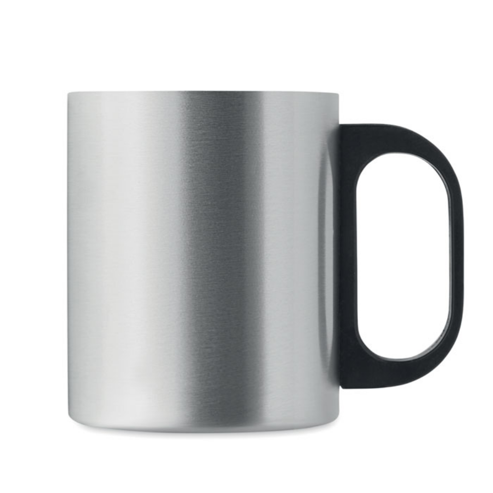 Double Wall Stainless Steel Mug with PP Handle - Glenelg