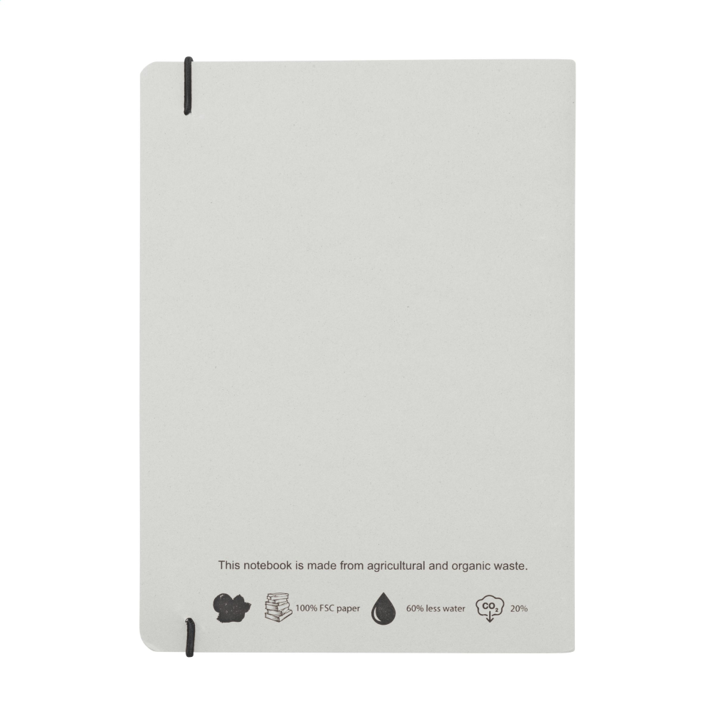Cuaderno A5 de Papel Reciclado Eco-Amigable - Pruna