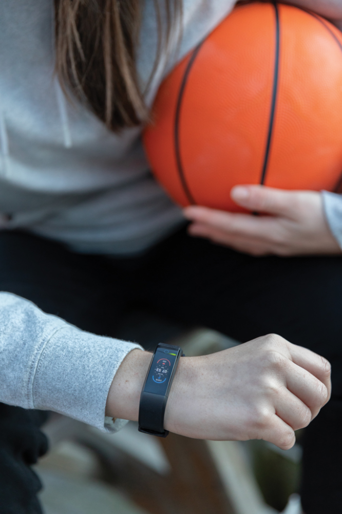 Waterproof Activity Tracker with Recycled TPU Wristband - Mortimer