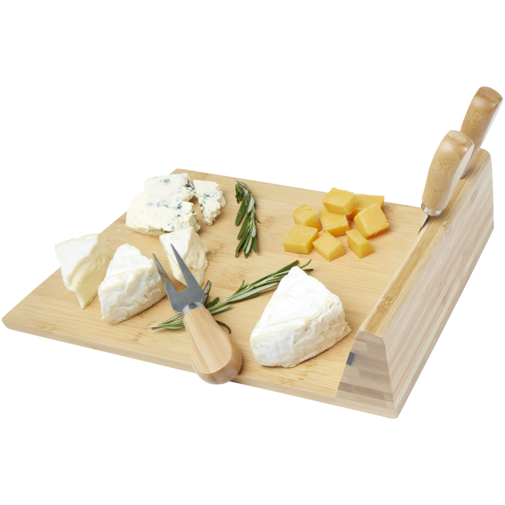 Set per servire formaggio in bambù - Cassina Valsassina