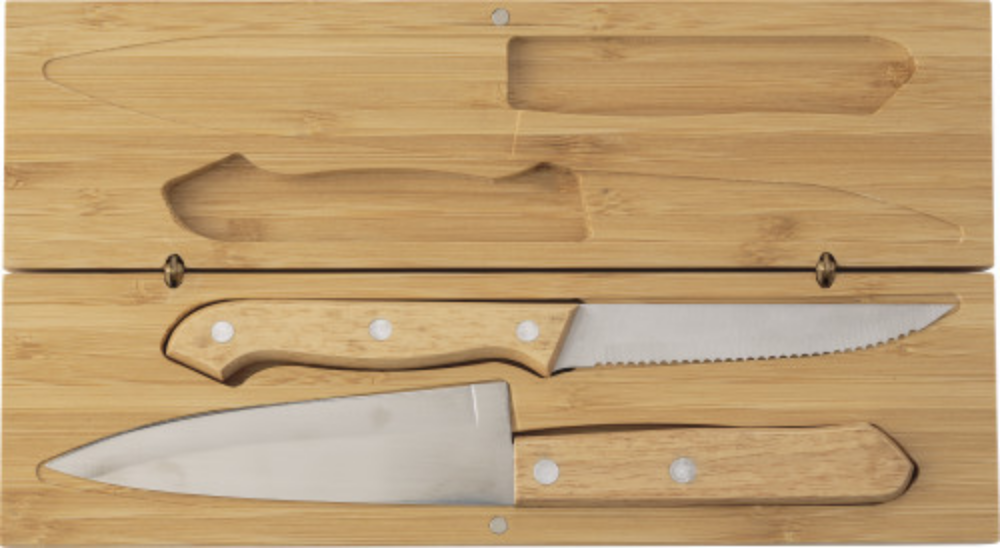 Set di coltelli in bambù in scatola magnetica - Claino con Osteno