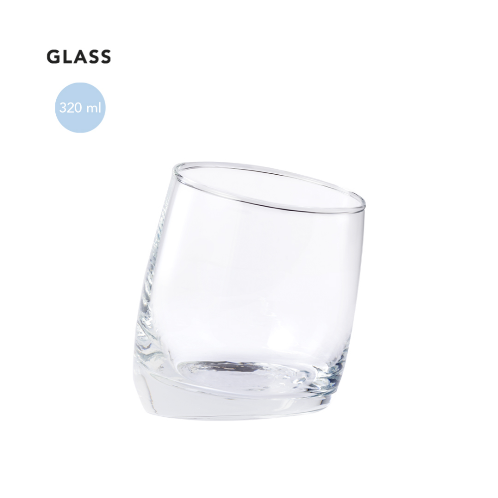Tintinhull Slanted Glass Cup - Fossebridge