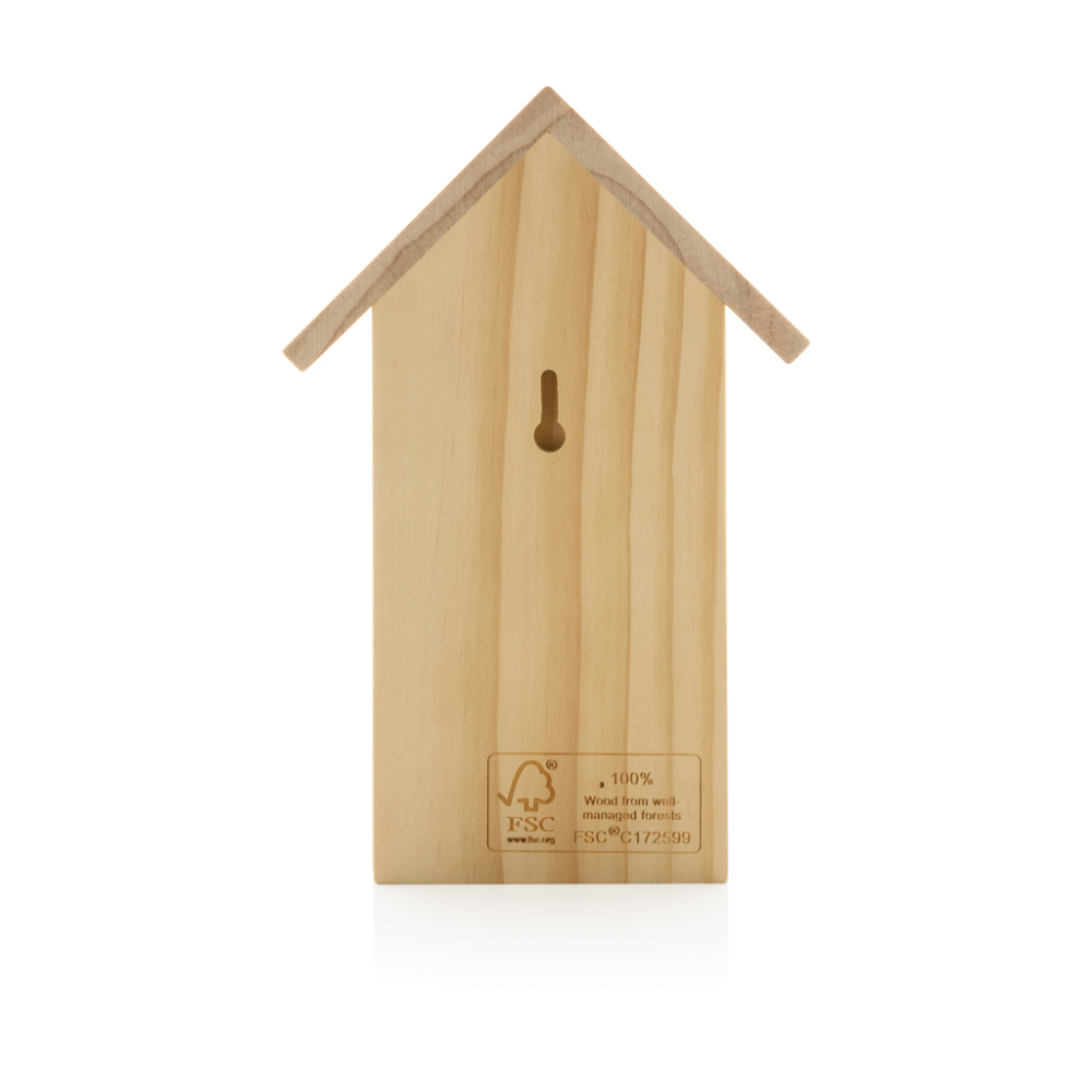 Birdhouse made of pine wood certified by Forest Stewardship Council - Yeovil