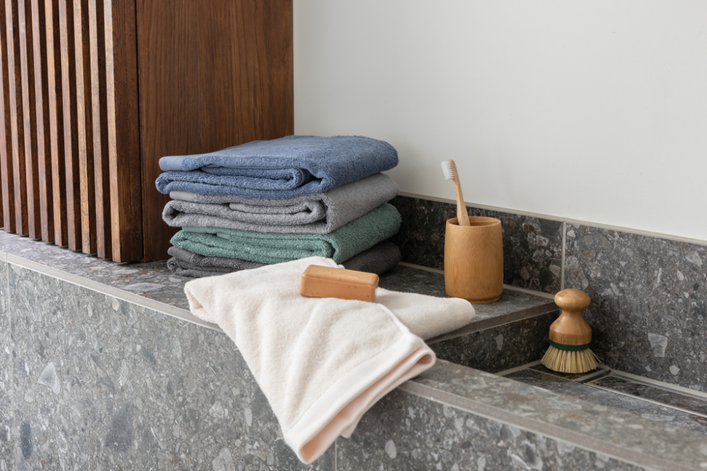 Ukiyo Sustainable Bath Towels - Iwade