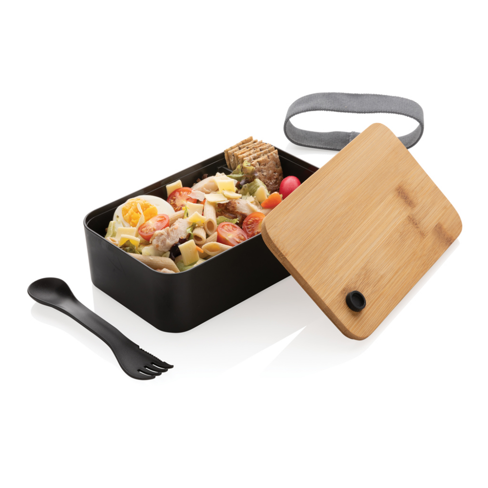 Recycled Polypropylene (PP) Lunch Box with a Bamboo Lid - Furzehill