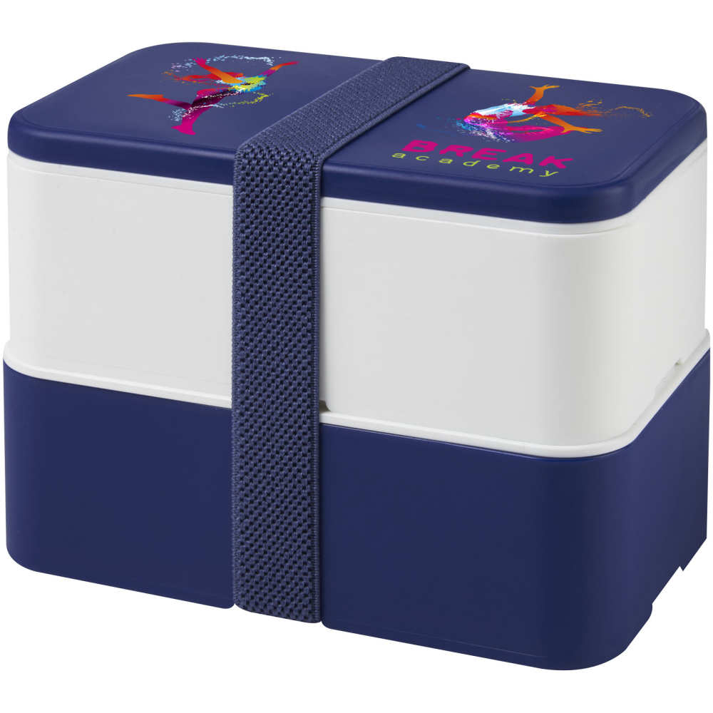 Personalisierte Doppel-Lunchbox - Leni