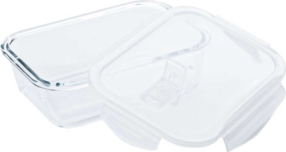 Borosilicate Glass Lunch Box with Plastic Lid - Eastrop