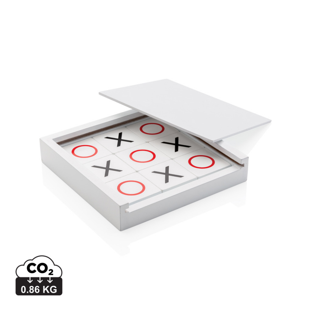 9-Piece Portable Tic Tac Toe Game Set in Wooden Lid Box - Halewood