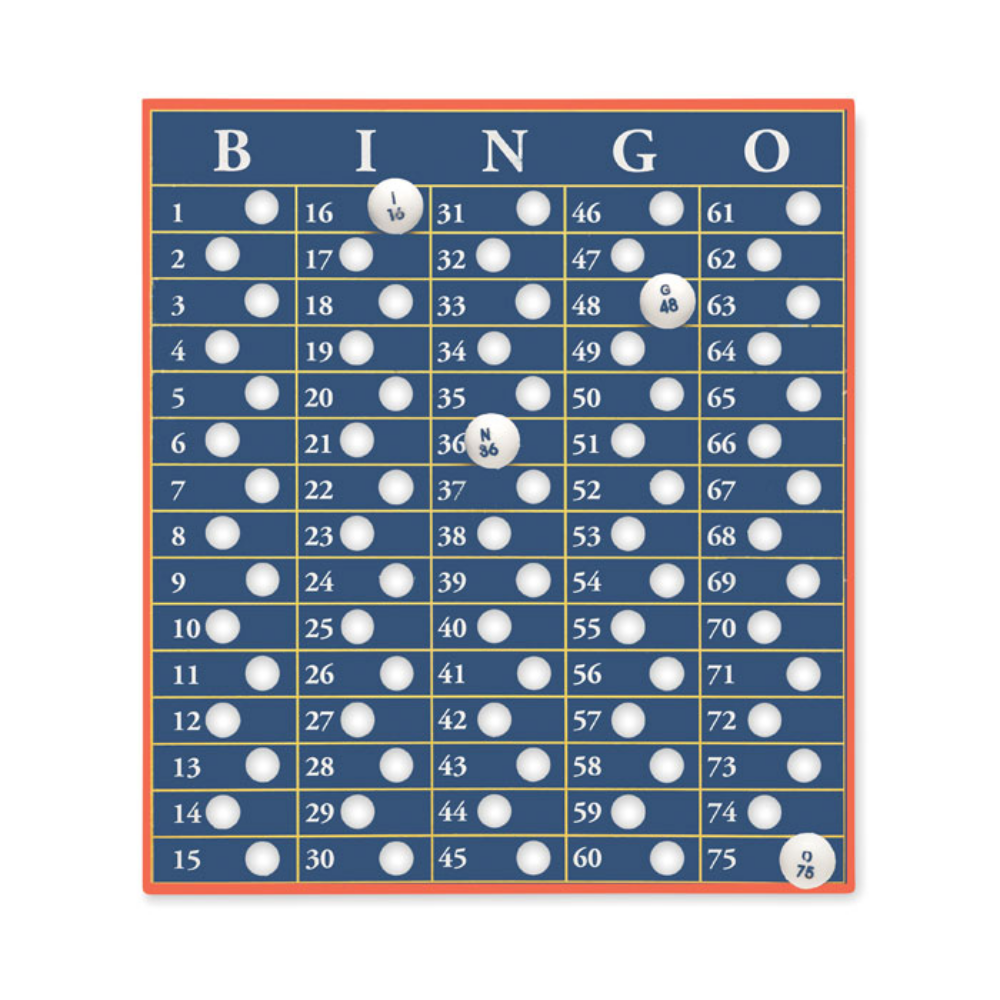 Set di Gioco del Bingo in Legno - Bulgarograsso