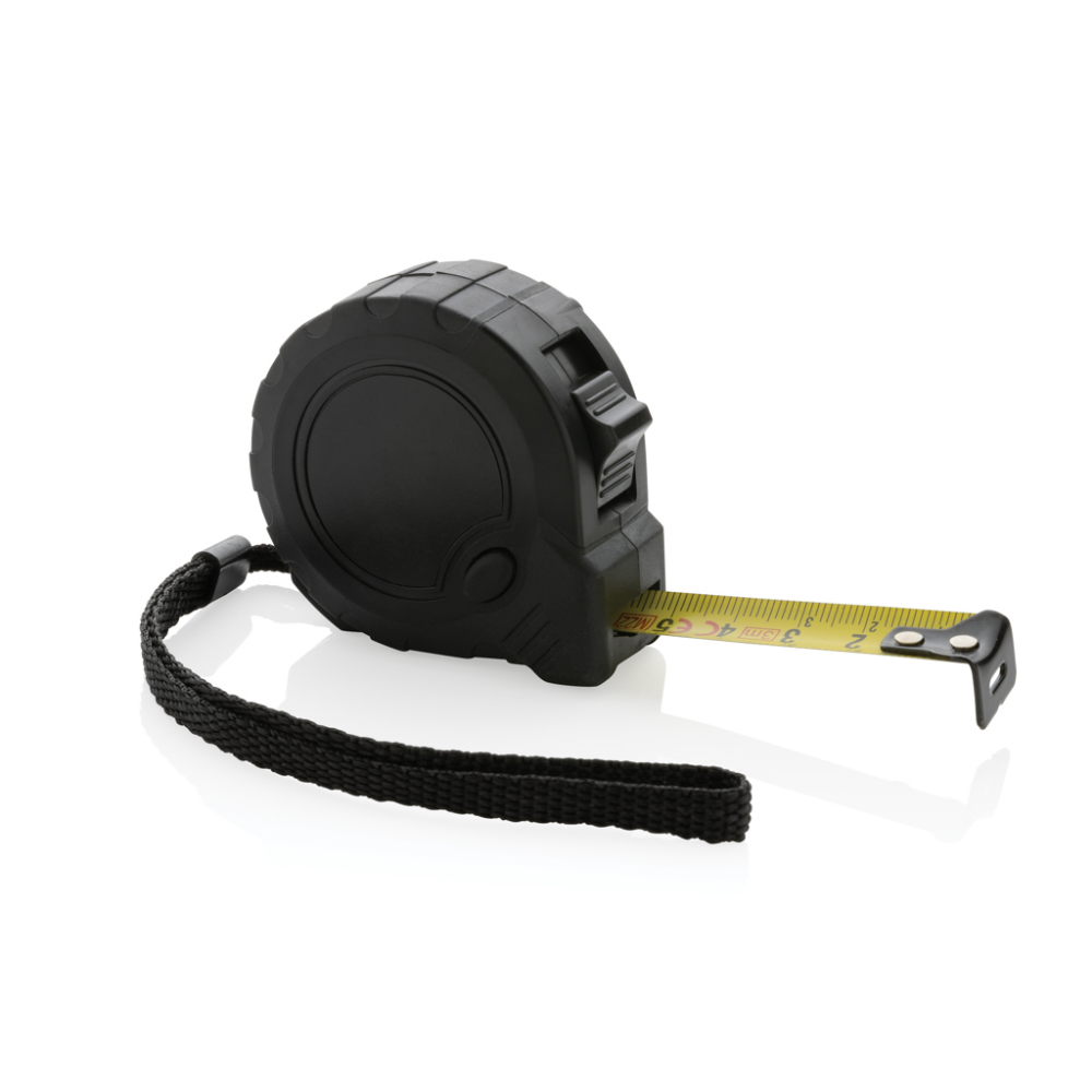 3 Metre Tape Measure made from Recycled ABS, certified by RCS, with TRP Rubber Grip - Hamworthy