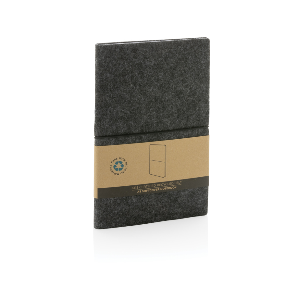Recycled Felt Notebook - Maghull