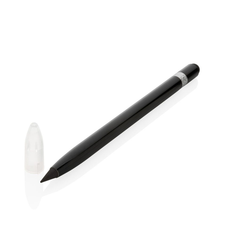 Bolígrafo de aluminio sin tinta con borrador - Navàs
