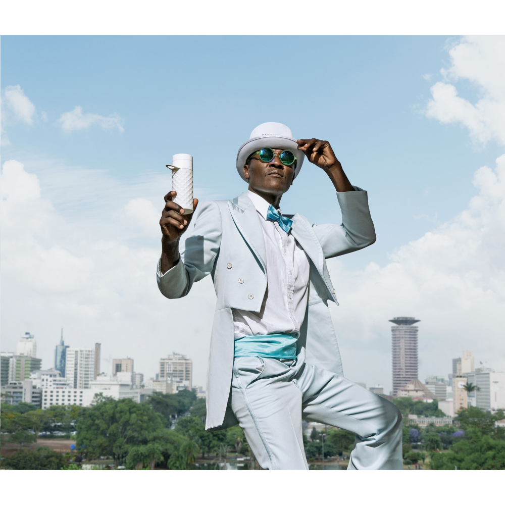 Join The Pipe Nairobi Ring Bottle White 500 ml Flasche