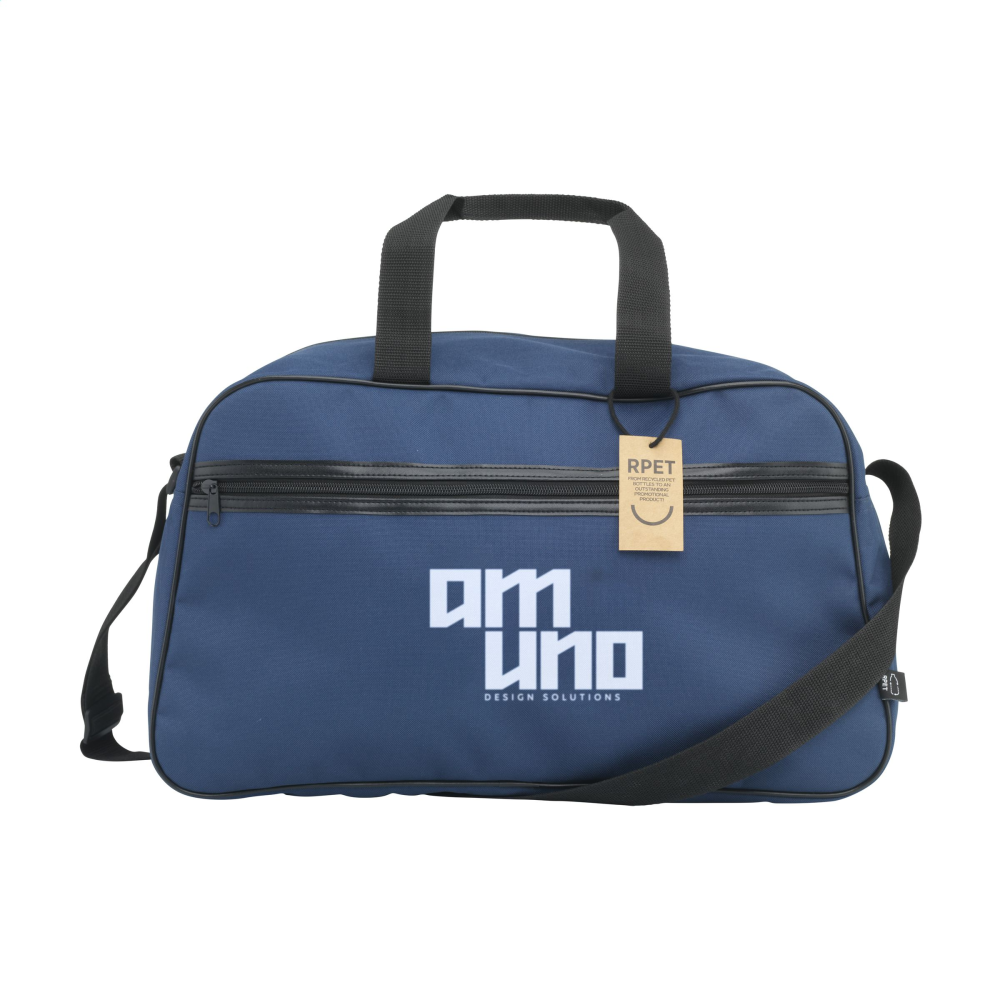 Spacious sports/travel bag made from 600D RPET polyester - Halsall