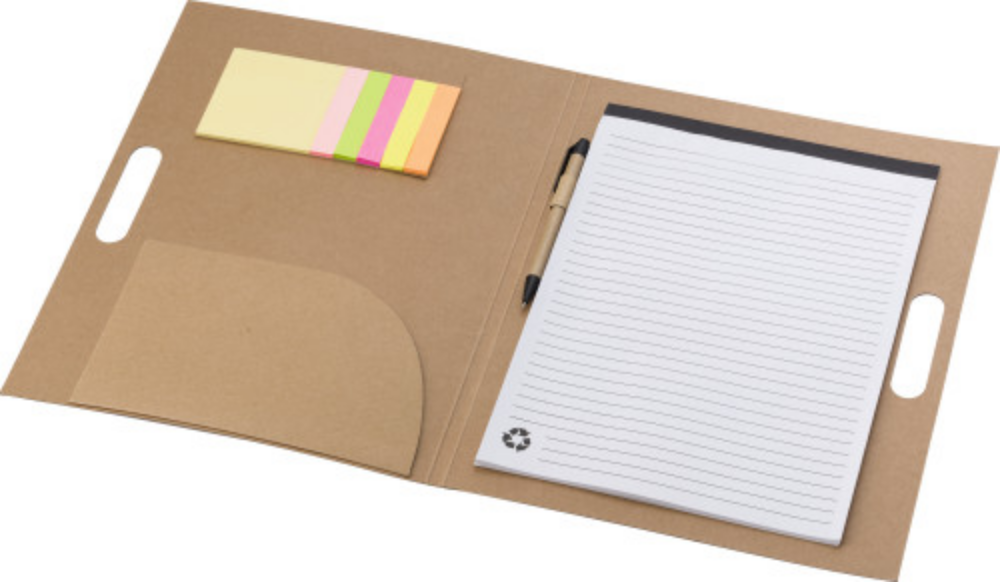 FSC Notepad with Sticky Notes and Pen Loop - Fritwell - St. Cleer