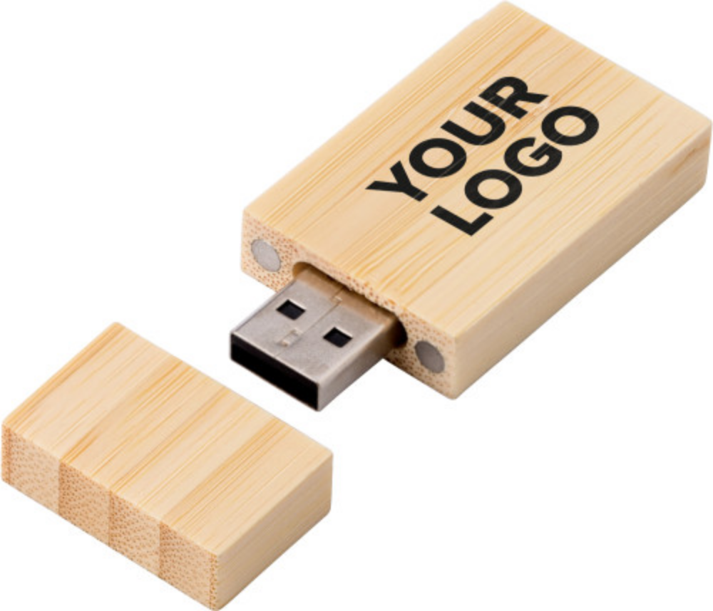 Clé USB 2.0 en bambou Mirabelle