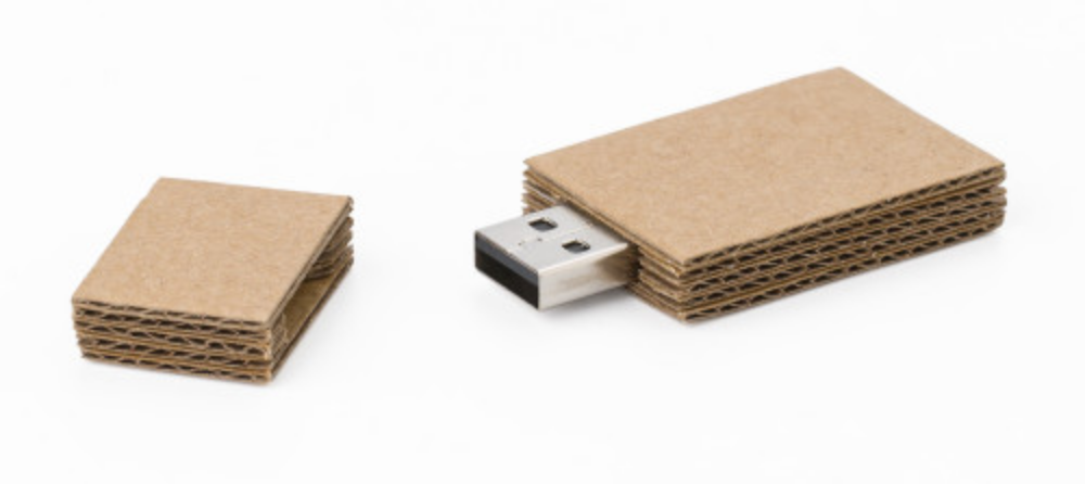 Unidad USB 2.0 de cartón con tapa protectora - Mocejón